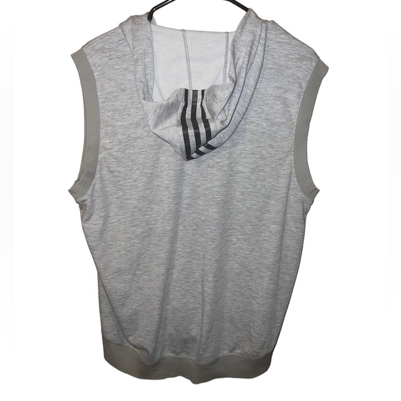 Adidas Hooded Thin Sleeveless Hoodie - Picture 2 of 7